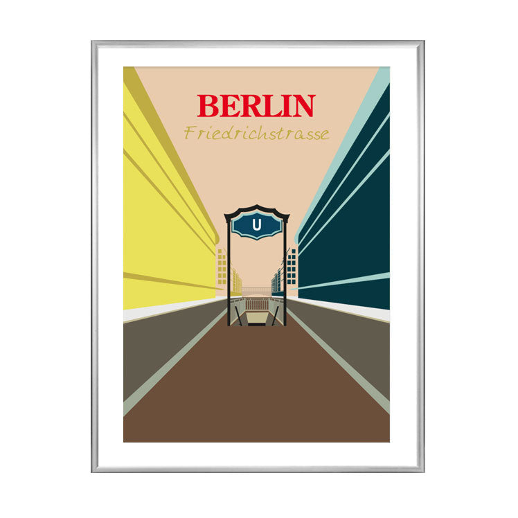 Berlin Poster: Friedrichstraße