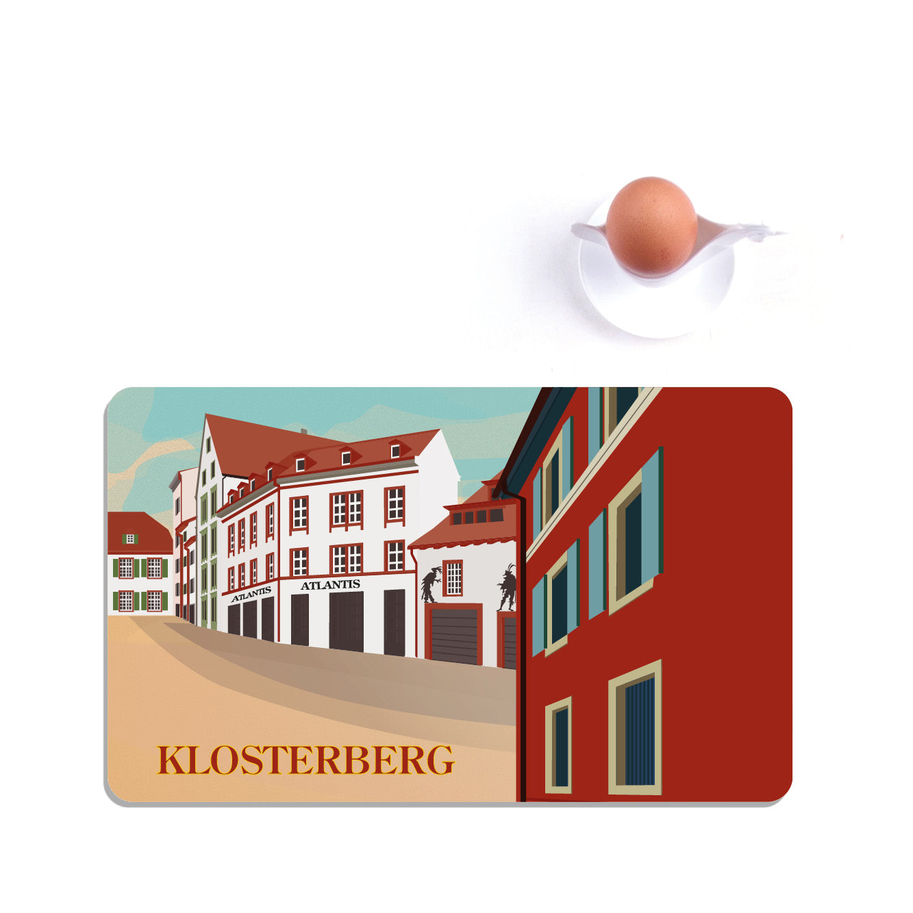 Frühstücksbrettchen: Basel Klosterberg