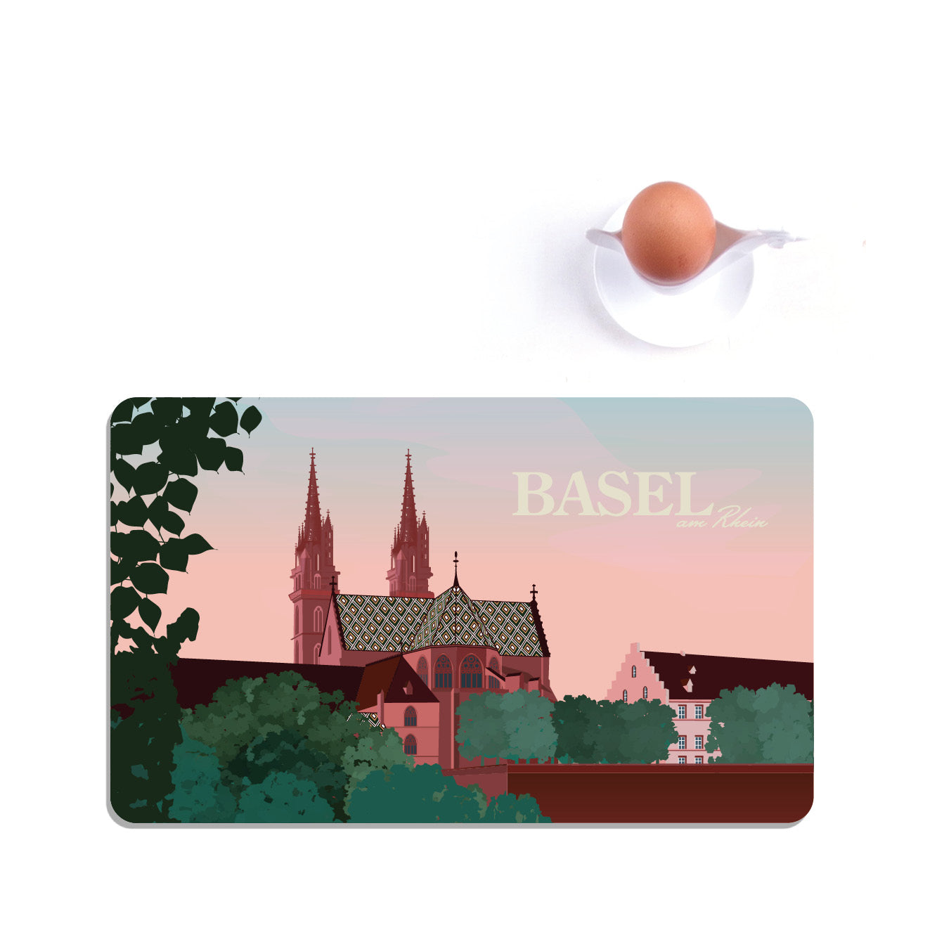 Frühstücksbrettchen: Basel Münster