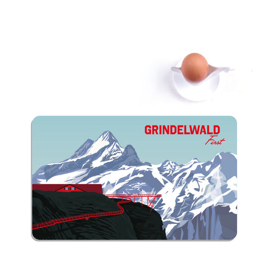 Frühstücksbrettchen: Berner Oberland Grindelwald