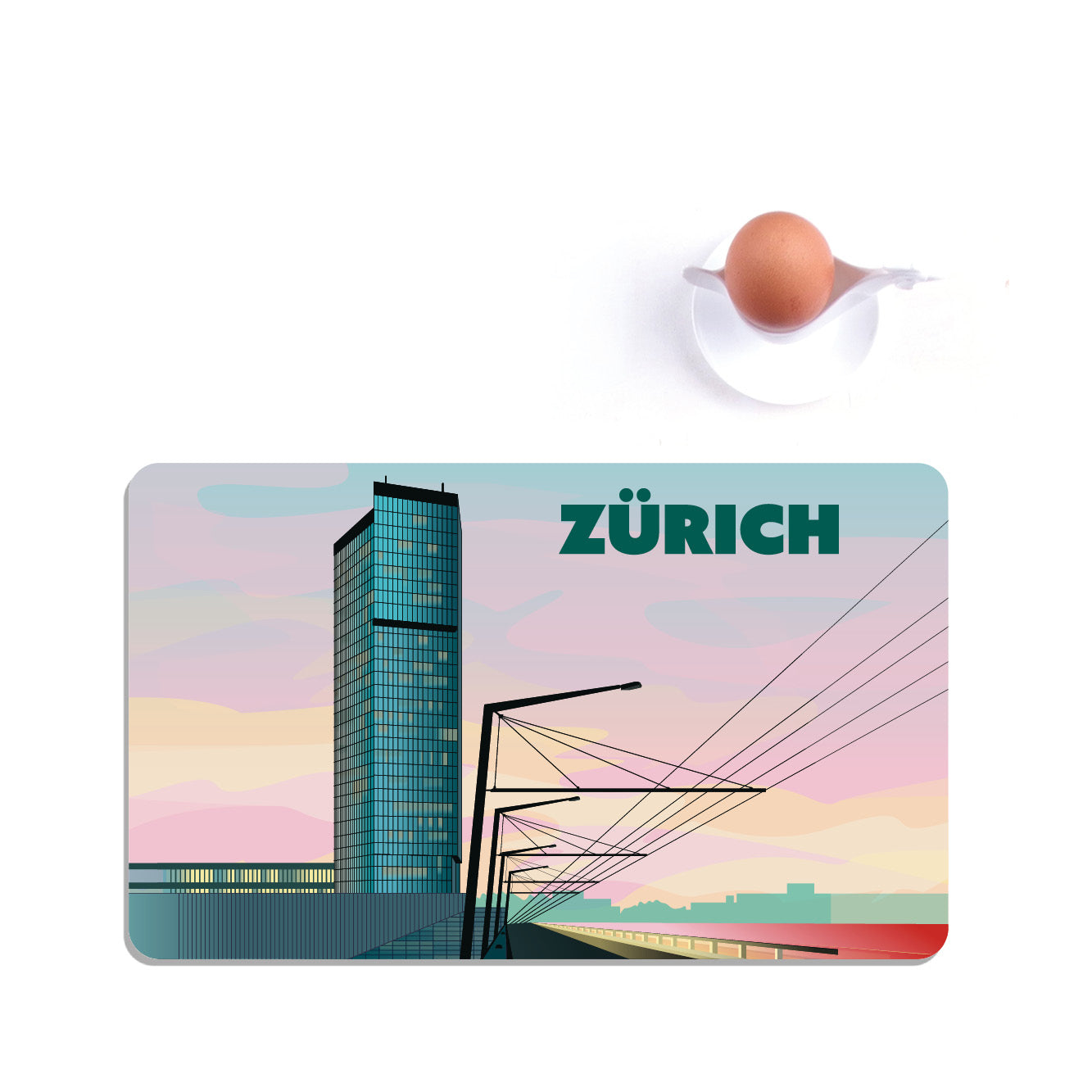 Frühstücksbrettchen: Zürich Prime Tower