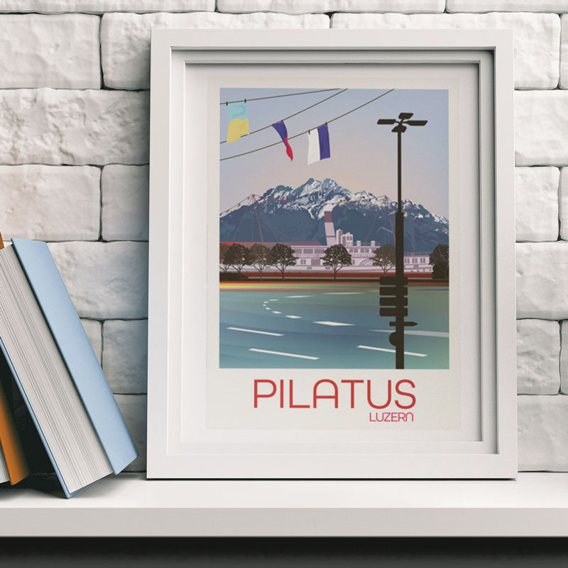 Luzern Poster: Pilatus