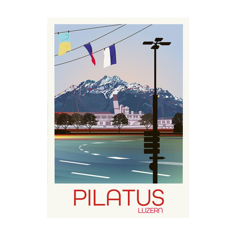 Luzern Poster: Pilatus