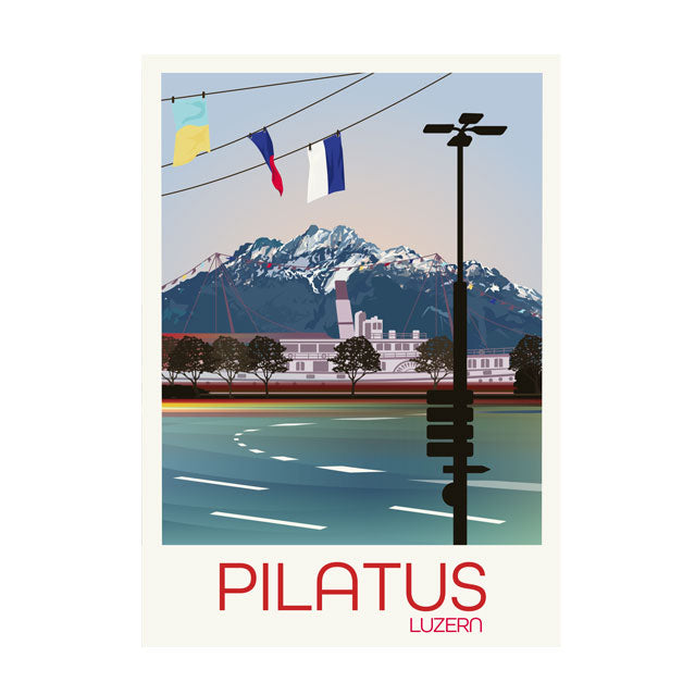 Postkarte: Luzern Pilatus