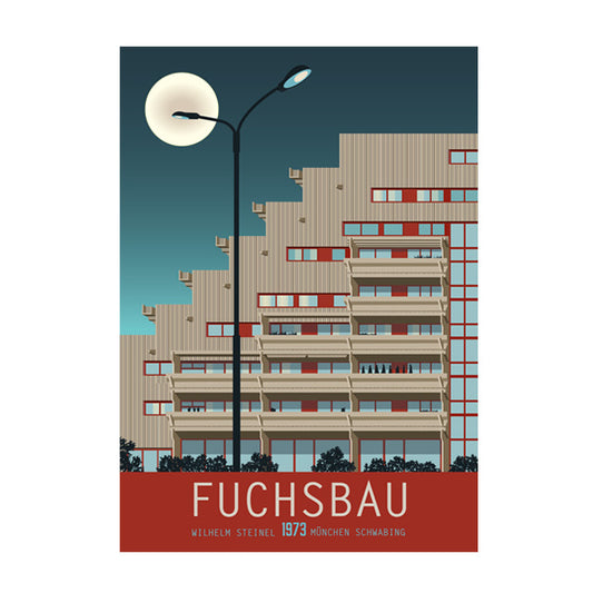 Postkarte: München Fuchsbau