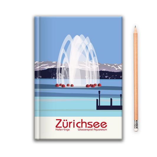 Notizbuch: Zürich Zürichsee