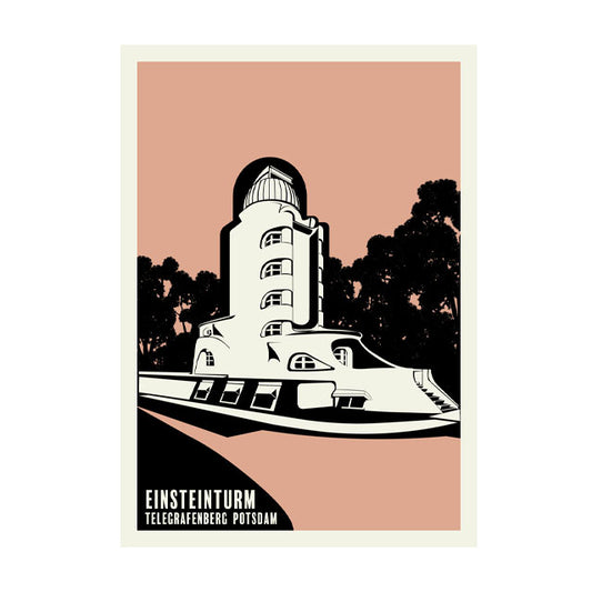 Postkarte: Einsteinturm Potsdam