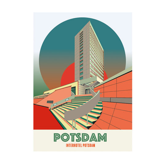 Postkarte: Interhotel Potsdam