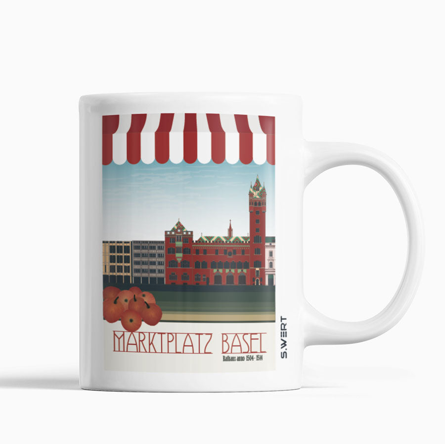 Tasse: Basel Marktplatz