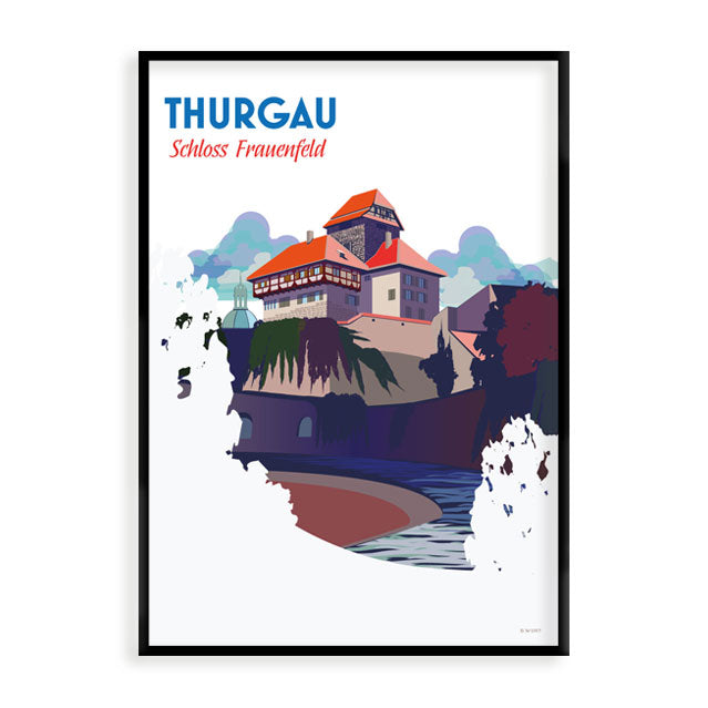 Thurgau Poster: Schloss Frauenfeld