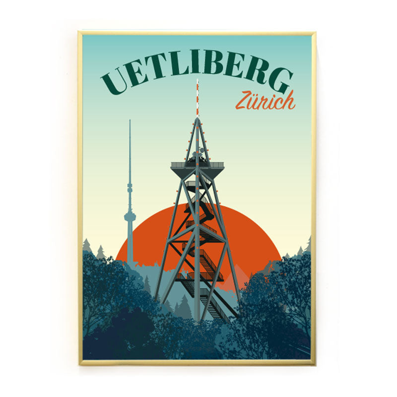 Zürich Poster: Uetliberg