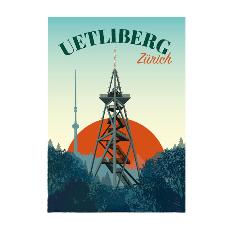 Zürich Poster: Uetliberg