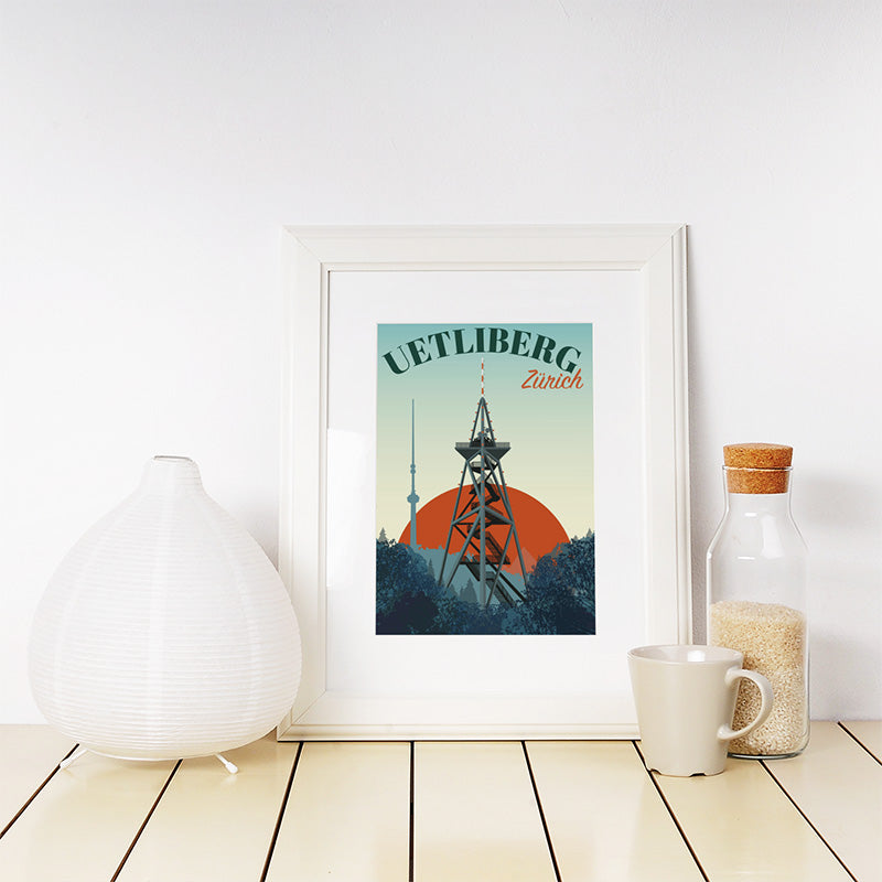 Zürich Poster: Uetliberg