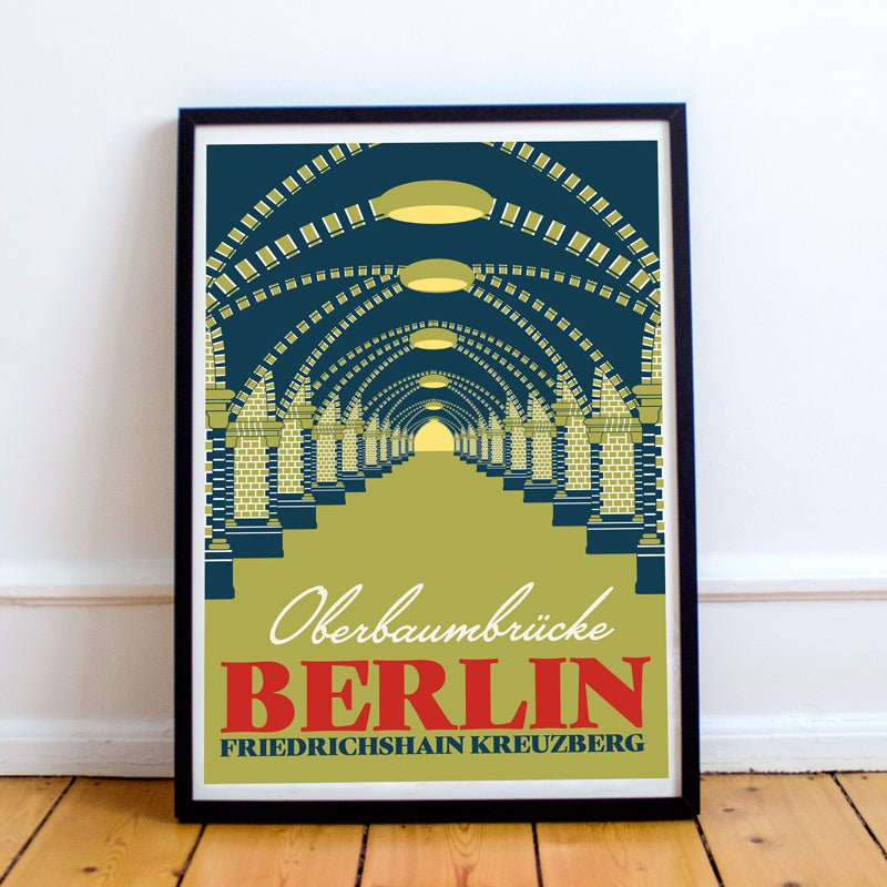 Berlin Poster: Oberbaumbrücke